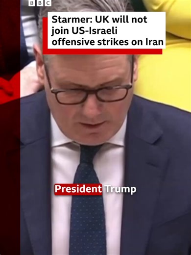 UK Prime Minister Keir Starmer told MPs: