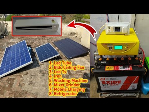 Utl Gamma 1012 Solar inverter Run On 1.5 Ton Split AC | UTL Gamma 1012 Solar inverter Load Testing