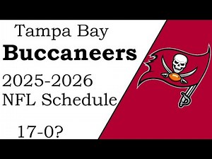 Buccaneers 2025-2026 NFL Schedule!