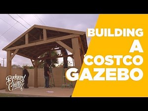 Backyard Ideas Building A COSTCO Gazebo