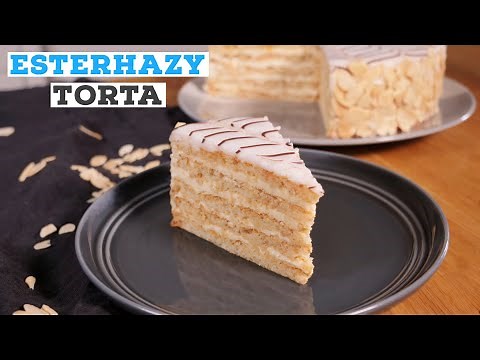 Hungarian Esterházy Torta Recipe | Just Cook!