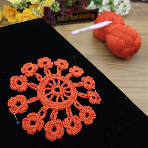 WONDERFUL 3D Eye-Catching Crochet 4K Flower Pattern Tutorial for Beginners | Decor And Knitting
