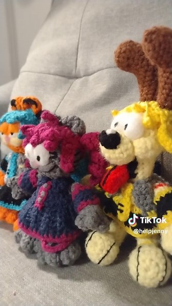 Crochet Plushie Gang Complete with Triple Baka!