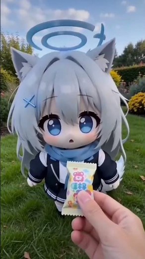 cute squishy shiroko. #shorts #cute #ai #foryou