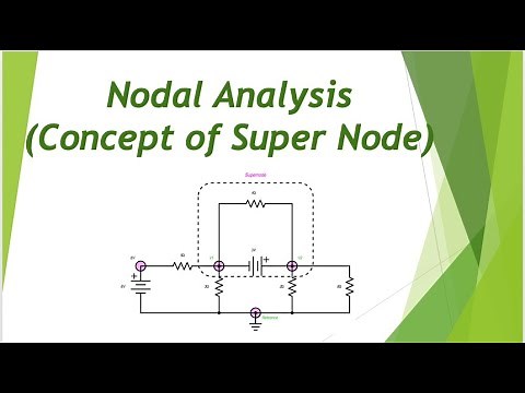 Concept of Super Node (Nodal Analysis) #circuitanalysis #dccircuits #nodalanalysis #kcl