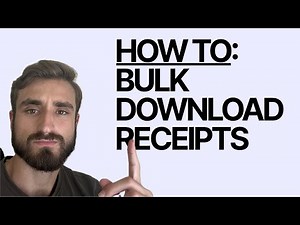 How To Bulk Download Receipts from Email