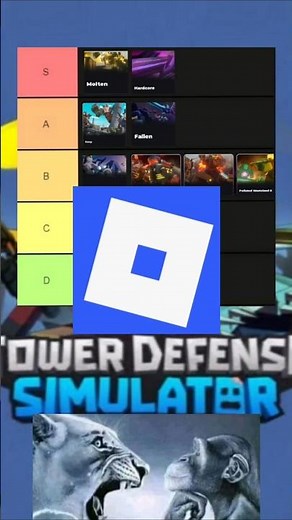 TDS mode tierlist | roblox tower defense simulator