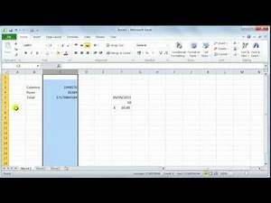 Microsoft Excel 2010 environment user interface - Tutorial 1b