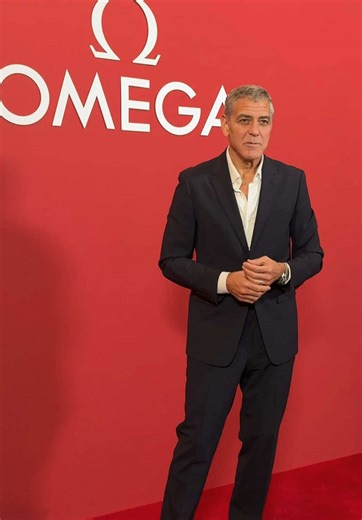 George Clooney Attends Omega House at 2026 Winter Olympics