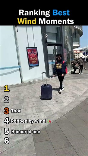 FUNNIEST STRONG WIND MOMENTS 😭 #ranking #viral #funny