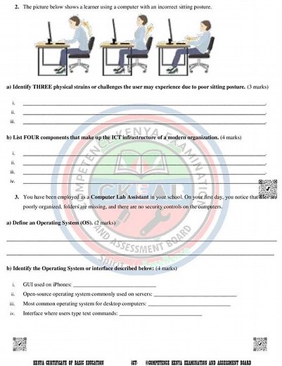 Grade 10 Information and Communication Technology (ICT) Mid Term 1 2026 Theory Exam
