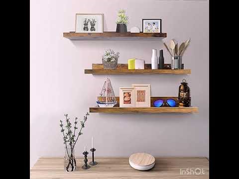 wooden wall shelf Design DIY Home Decoration/ Top 100 Wooden Corner Wall Shelf Design