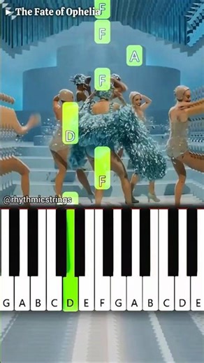 The Fate of Ophelia - Taylor Swift | Easy Piano Tutorial #shorts #trending