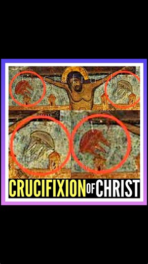 Forbidden truth on Instagram: "🔴The Crucifixion of Christ, 17th Century 🔺This painting is preserved in the Svetitskhoveli Church in Mtskheta, Georgia. On either side of the cross, strange flying objects can be seen, each containing human-like faces. What do you think they might be? . . . . . . #scary #scarymovie #aliensarereal #alienworld #aliensighting #aliens #alienlife #alienabduction #aliensky #alientattoo #alien #alienart #ufos #uforia #ufofiles #ufology #ufologia #ufocatcher #ufosighting