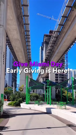 Early giving is here! 💜💚 This Give Miami Day, your donation helps us create more moments that connect Miami one event, one story, and one shared experience at a time. Together, we’re building a city that moves with purpose and heart. Head to the link in our bio to donate to a more connected Miami☀️ | The Underline