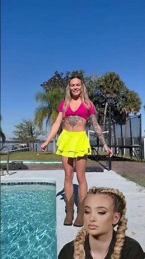 Panties off, skirt on — plunging right in #reacts #deependflirt #skirtnopanties