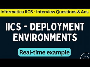 Different environments in Informatica project | Informatica IICS Project explanation