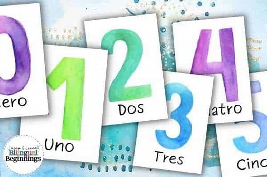 Spanish Numbers 1-30: Free Printable Flashcards for Kids - Bilingual Beginnings