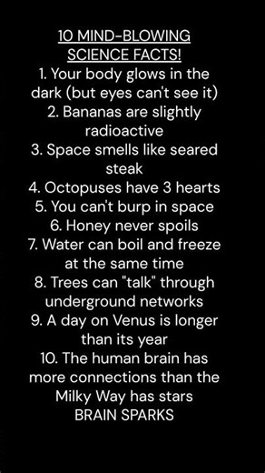 10 Mind-Blowing Science Facts That Will Change the Way You See the World! 🌍🔬