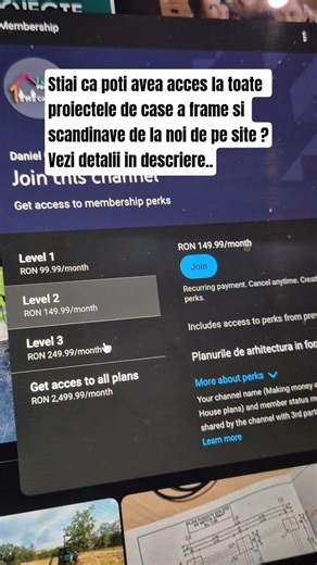 Get access to all projects on Aframeromania.ro for only 2499 RON.