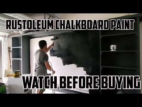 How to Paint a Chalkboard Wall with Rust-Oleum Chalkboard Paint