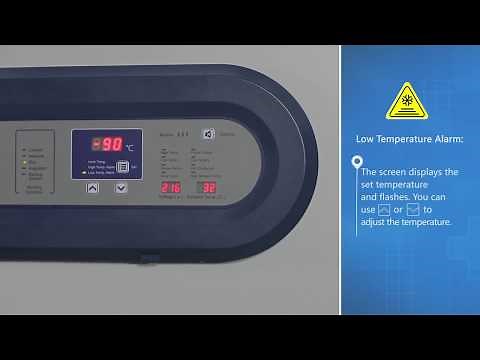 How to set high and low temeprature alarm - Haier Biomedical