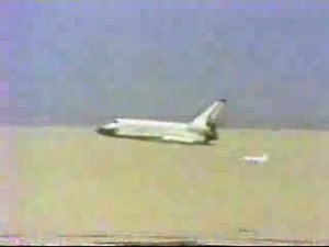 First Ever Space Shuttle Landing (STS-1, Columbia)