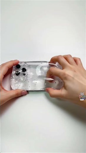This iPhone is MADE OF SLIME?! 😳💥 #Satisfying #ASMR #Shorts