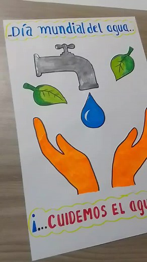 Afiche Creativo para el Día del Agua