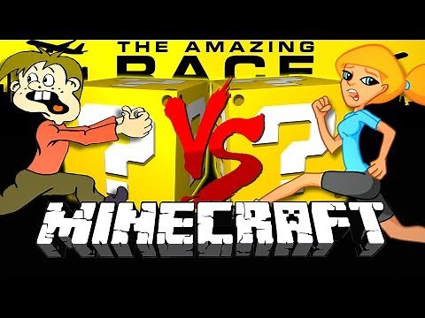We Race Around the World!! *The Amazing Race* Lucky Blocks! in Minecraft!