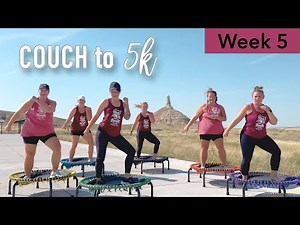 Week 5 – Beginner Rebounder Couch to 5K | 40 Minute Mini Trampoline Workout