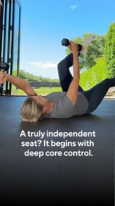 Core exercises for dressage riders aren’t about building a six-pack —they’re about building a core that can stabilise, absorb, and flow with your horse. A rider’s core has a different job than just crunching. It needs to: ✨ keep your pelvis steady without gripping ✨ support tall posture without bracing ✨ absorb movement in sitting trot ✨ keep your rein contact soft and even ✨ connect your breath to your seat When your core isn’t doing its job, you’ll feel: ❌ collapsing in transitions ❌ bouncing 