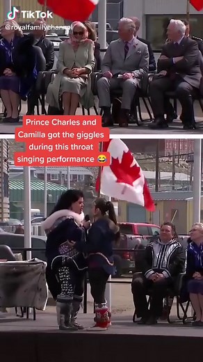 King Charles and Queen Camilla Amused by Throat Singing Performance