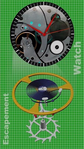 The Secret Engine Inside Your Watch! ⏱️🤯 #shorts #shortvideo #engineering #science #time #watch