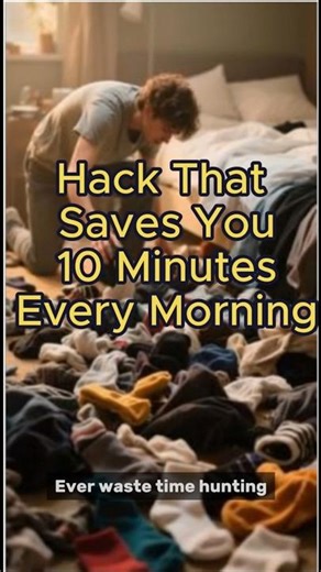 The Sock Hack That Saves You 10 Minutes Every Morning