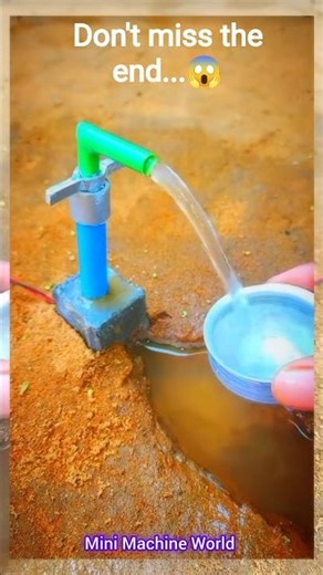 DIY Tractor Borewell Machine 🚜💧 So Satisfying#scienceproject #diy