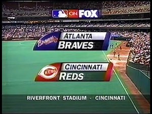 June 1, 1996-Braves vs. Reds (First FOX GOTW)