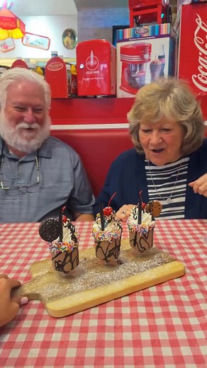 1.7K views · 51 reactions | @troysdiner's mini milkshake flight is perfect for sharing, and it supports a great cause!  Have you tried it yet? Special thanks to Rob and Brenda for sharing this flight with us (at 10 a.m., no less! ) | Downtown Milton | Facebook