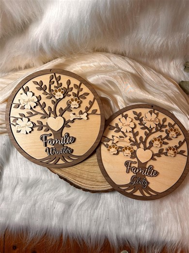 LASER FILE – Family Tree Laser File | SVG File | Family Wood DIY | Digital Download - Etsy