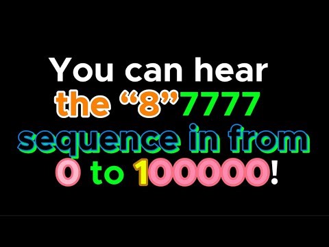 You can hear the C2 note in ‘8’7777