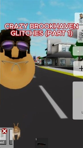 BROOKHAVEN INVISIBLE GLITCH PART 1 🤫 #roblox #brookhaven #glitches