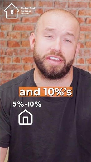 Why a 5% deposit for a bad credit mortgage is rare