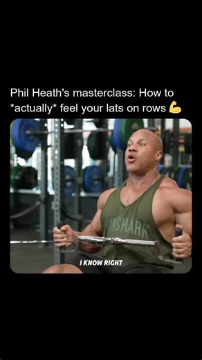 Gym Science Explained on Instagram: "Phil Heath lays out the blueprint for proper lat engagement on seated rows. He’s not just pulling; he’s demonstrating how to maximize the stretch to fully lengthen the latissimus dorsi, then initiate the pull through the elbows to achieve peak contraction. This isn’t about ego lifting, it’s about precision. Too many people just move the weight. But real growth in your back comes from mastering the stretch and squeeze. If you can’t feel it, you’re not building