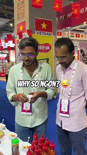 Tại được lên men bằng ớt chỉ thiên Việt Nam đó 😜 #chilica #tuongotchilica #spicyfood #monngon #india