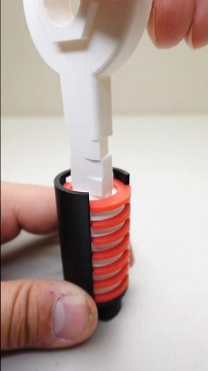 Fully 3D Printed Lock #3dprinting #tool #lockers #toys #homemade
