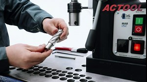 ACTOOL 1-1/4" Diameter × 2" Depth of Cut HSS ANNULAR Cutter with 3/4'' Weldon Shank