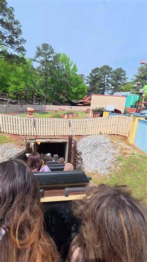 Dropping Into the DARK Tunnel! 🚂💨 Dahlonega Mine Train 4K