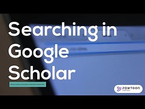 Searching in Google Scholar