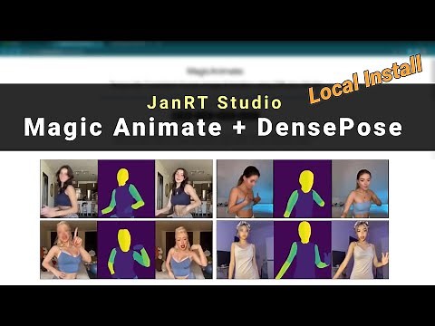 ComfyUI MagicAnimate + DensePose - Local Install