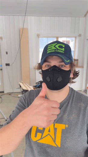 Ruvim KUB on Instagram: "Finally found a work mask that’s actually comfortable to wear. BASE CAMP is easy to put on, doesn’t rub, and fits well on the face. The mask provides FFP3 level protection (filters are easily replaceable), the nose fit is adjustable, and after an hour of work I didn’t feel any discomfort. Yes, it’s still a mask, but I’d rather deal with a bit of breathing resistance than inhale fine dust that slowly destroys your lungs. Even though the smell of wood is great, the dust de